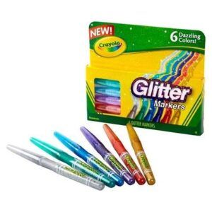 6ct Glitter Markers