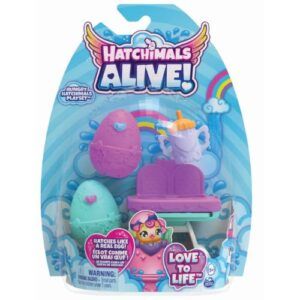 Hatchimals Alive Set Silla Comida C/2 Bebés