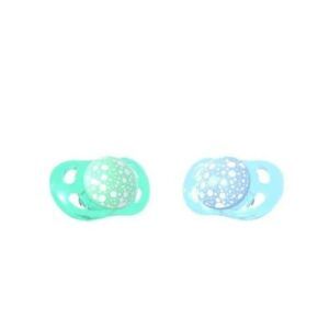 Chupones Twistshake 2x Verde Y Azul Pastel 6+M