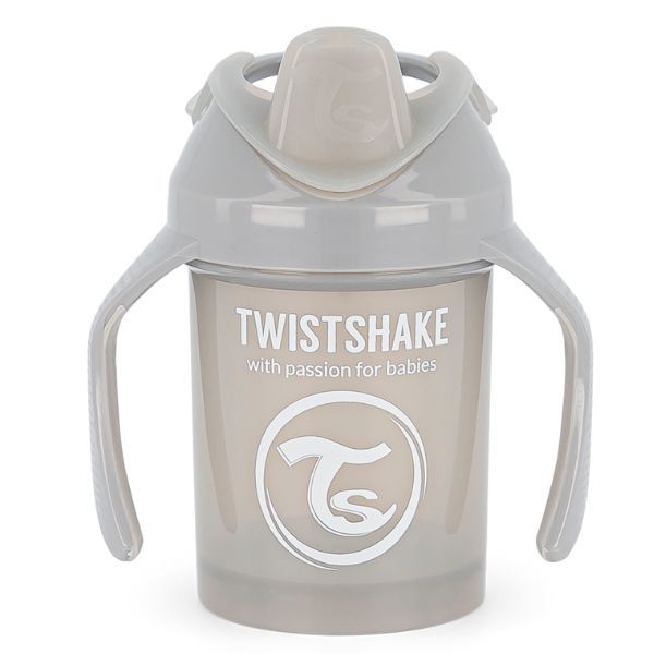 Vaso Twistshake Mini Cup 230ml 4+M Gris Pastel (114278393)