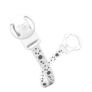 Clip Twistshake Porta Chupones Blanco