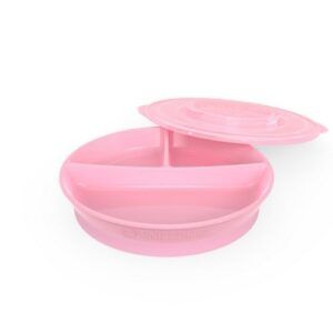 Plato Dividido Twistshake 6+M Rosado