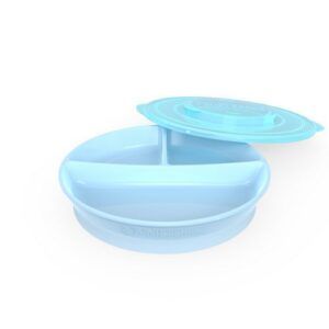 Plato Dividido Twistshake 6+M Azul