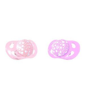 Chupones Twistshake 2x Rosado Y Morado Pastel 0-6m (114274421)