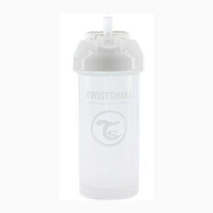 Vaso Con Pitillo Twistshake 360Ml 6+M Pastel Blanco