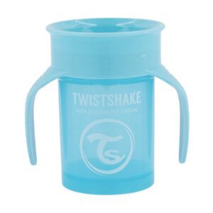 Vaso Twistshake 360 6+M Azul