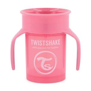 Vaso Twistshake 360 6+M Rosado