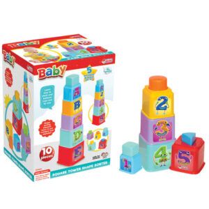 Baby Square Tower Shape Sorter